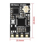 SpeedyBee Nano 2.4GHz / 915MHz expressrs ELRS Ultra leggero per Racer Drone RC modello